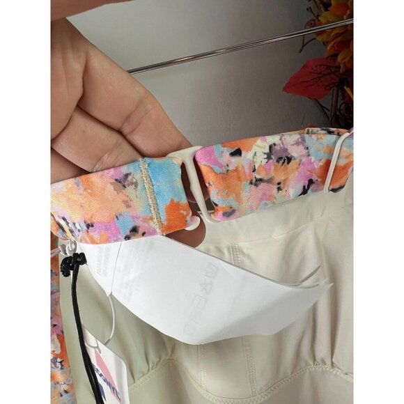 prAna Womens Sugar Shore One-Piece Swimsuit LARGE in Floral Impression - Picture 5 of 8